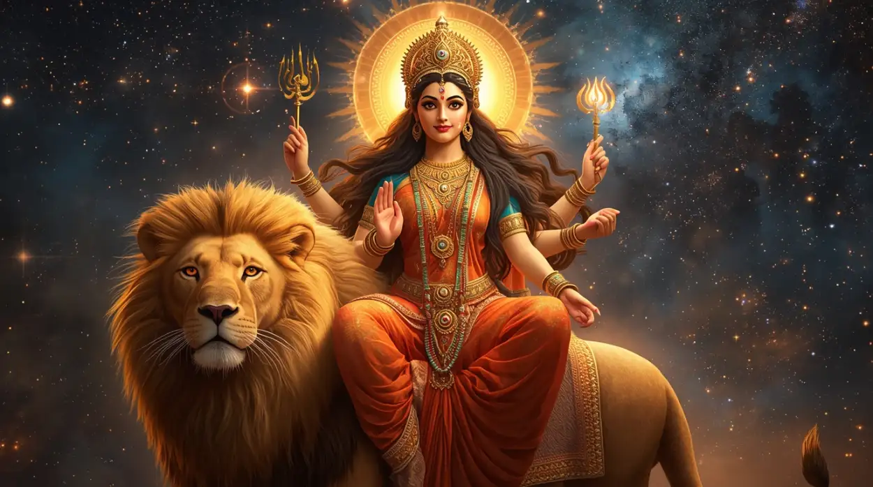 Durga Maa Images With Trishul And Lion - Royalty Free Godess Maa Durga Image | Pngmagic Free Download Durga Maa Images With Trishul And Lion - High Quality Godess Maa Durga Background