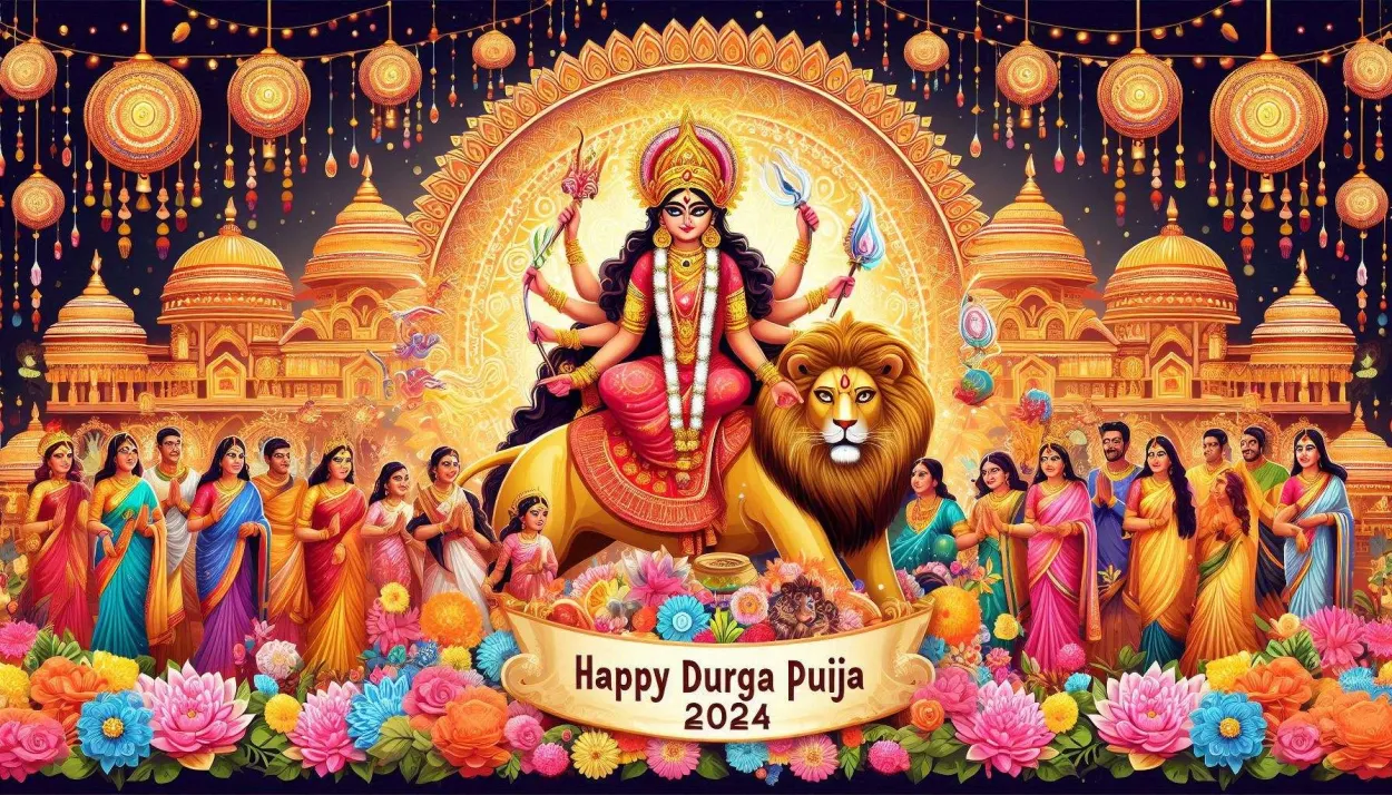 Free Download Durga Puja 2024 Hd Backgrounds For Download - High Quality Happy Durga Puja Background