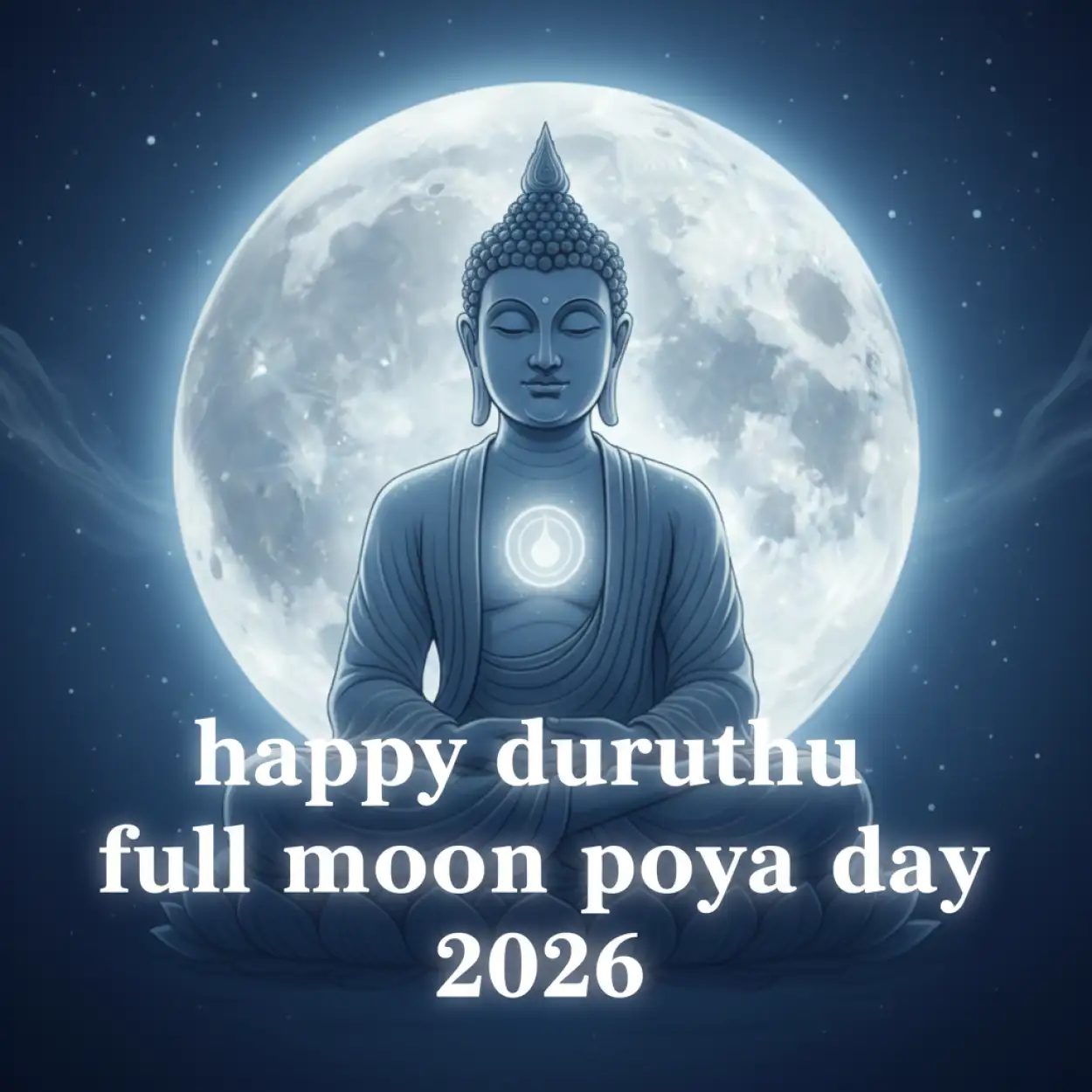 Free Download Duruthu Full Moon Poya Day Quotes - High Quality Happy Duruthu Full Moon Poya Day 2026 Background