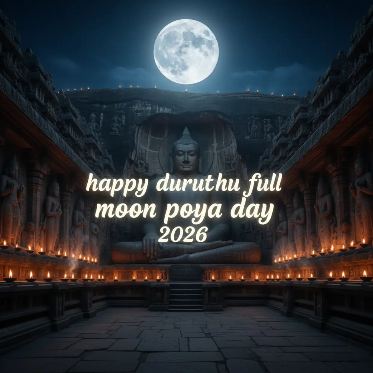 Duruthu Poya Day Calm Night Quotes - Royalty Free Happy Duruthu Full Moon Poya Day 2026 Image | Pngmagic Free Download Duruthu Poya Day Calm Night Quotes - High Quality Happy Duruthu Full Moon Poya Day 2026 Background