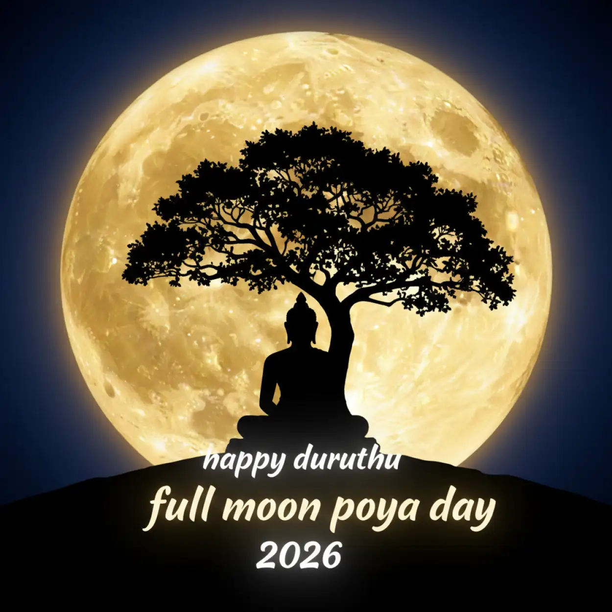 Free Download Duruthu Poya Day Dhamma Quotes - High Quality Happy Duruthu Full Moon Poya Day 2026 Background