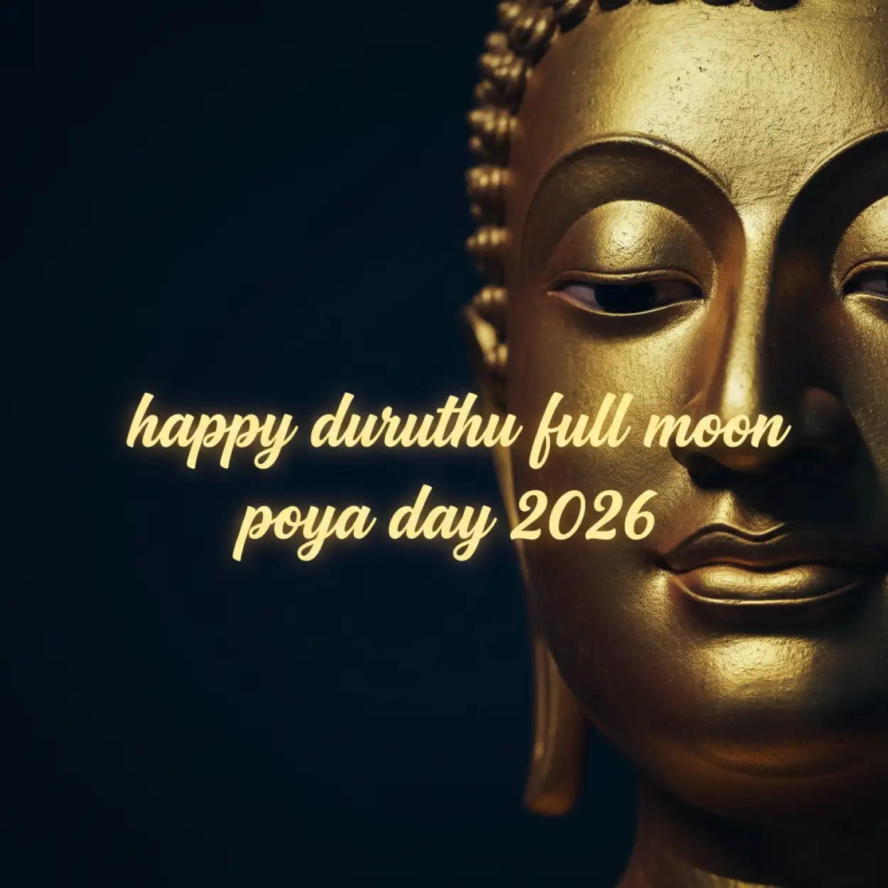 Free Download Duruthu Poya Day Meditation Quotes - High Quality Happy Duruthu Full Moon Poya Day 2026 Background