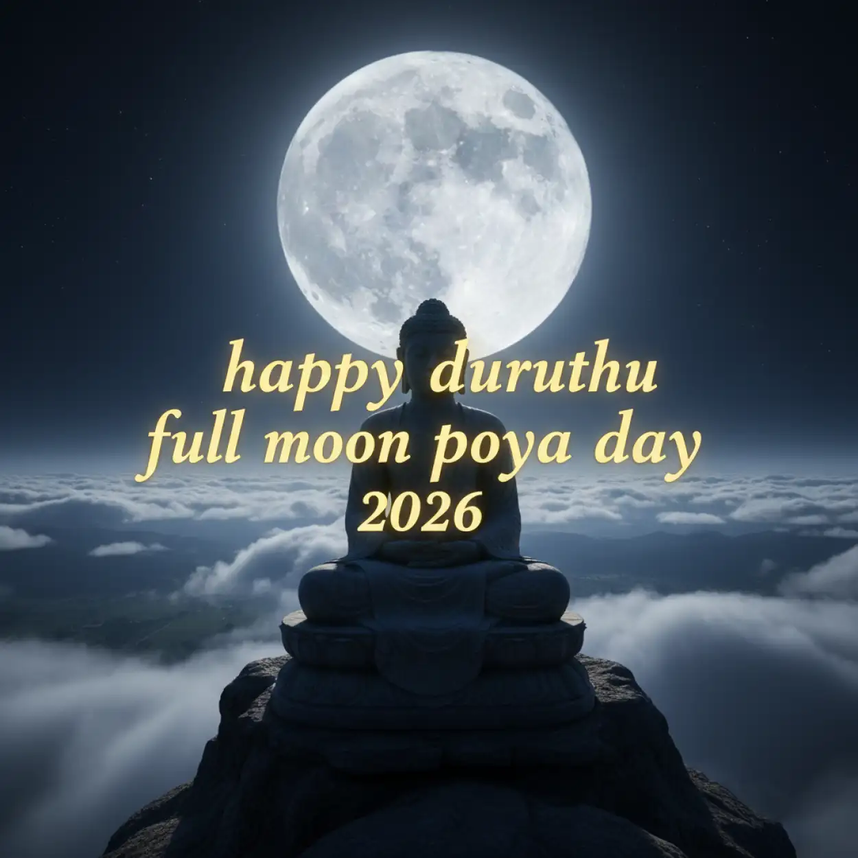 Duruthu Poya Day Peaceful Moon Wishes - Royalty Free Happy Duruthu Full Moon Poya Day 2026 Image | Pngmagic Free Download Duruthu Poya Day Peaceful Moon Wishes - High Quality Happy Duruthu Full Moon Poya Day 2026 Background