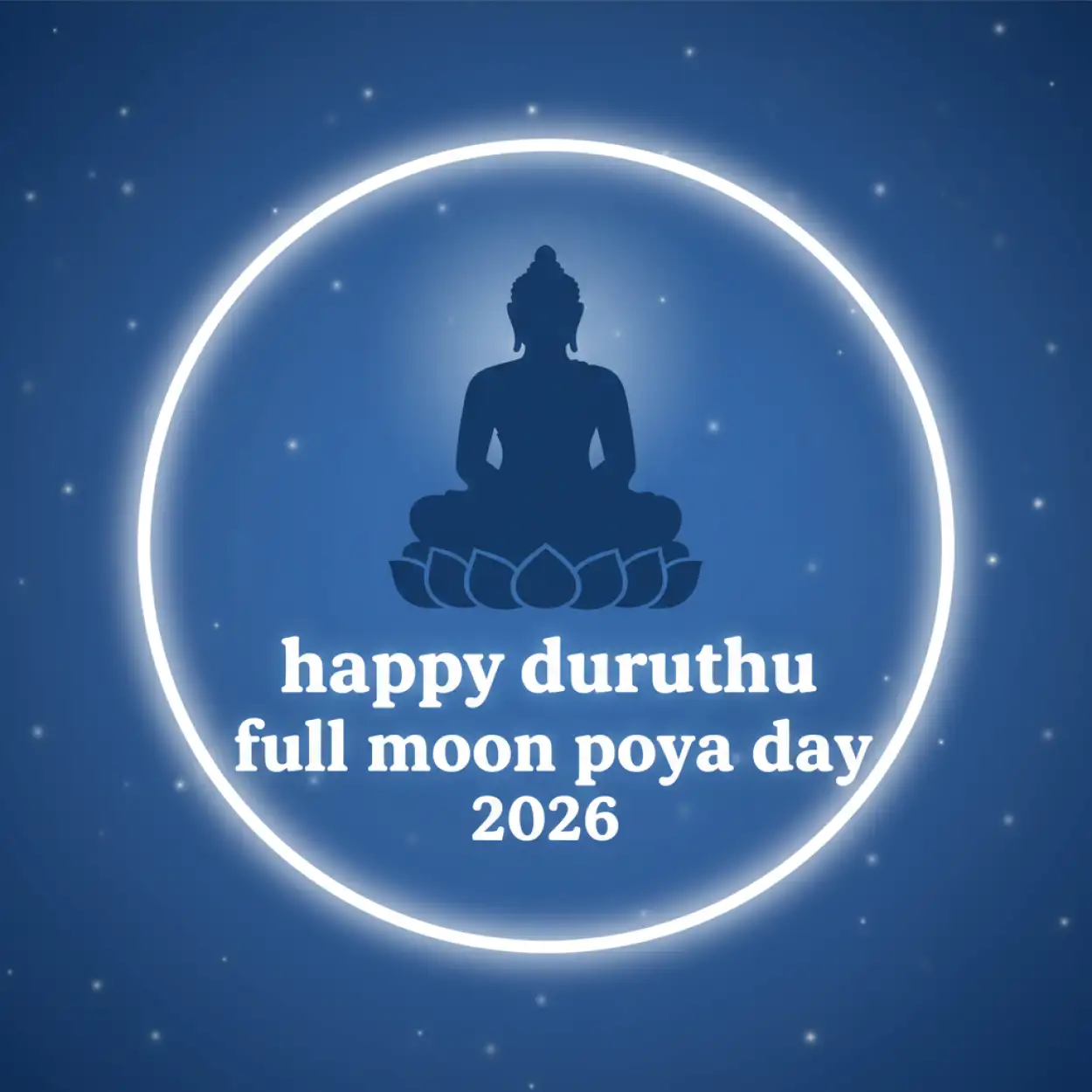 Free Download Duruthu Poya Day Wishes In English - High Quality Happy Duruthu Full Moon Poya Day 2026 Background