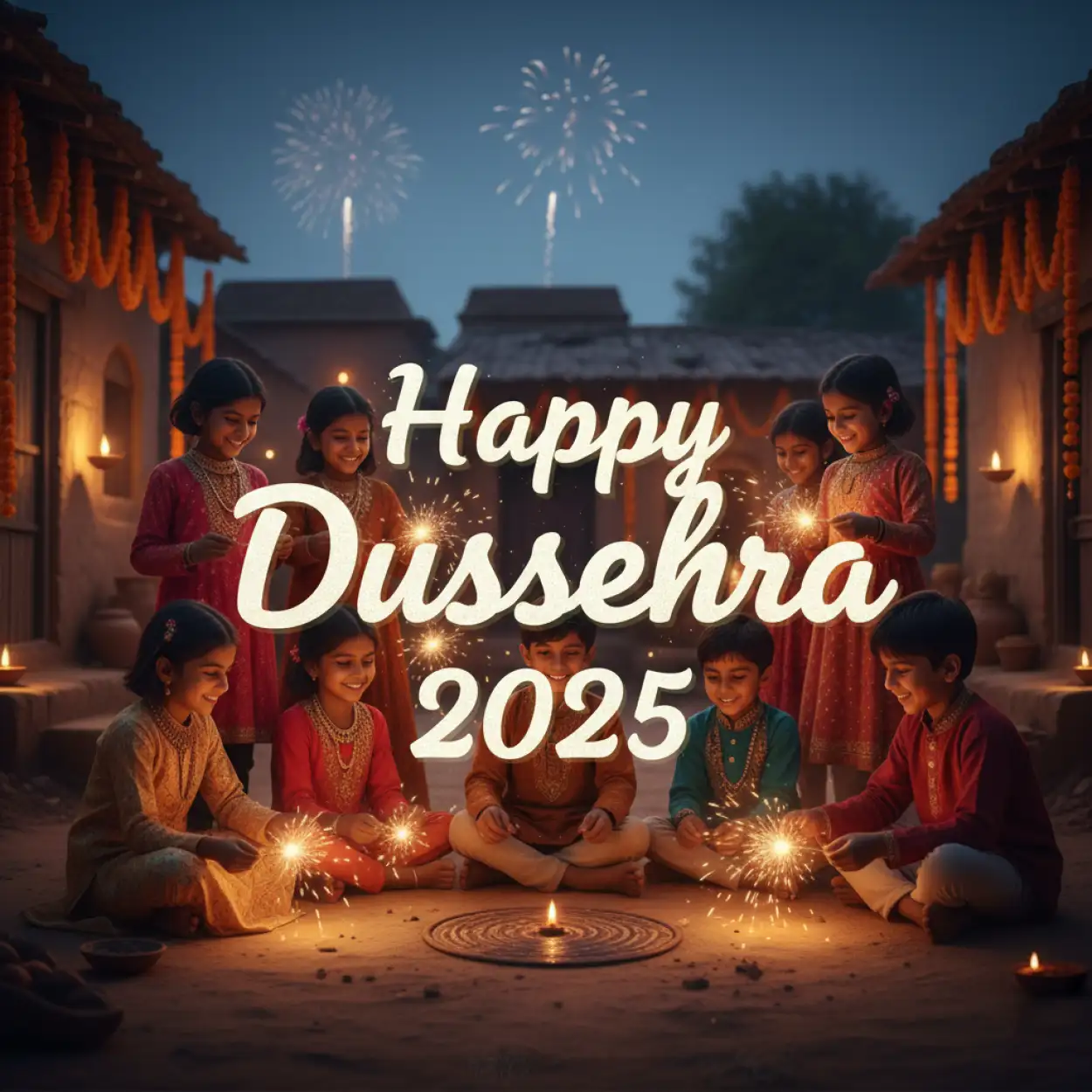Free Download Dussehra 2025 Greetings For Loved Ones - High Quality Happy Dussehra 2025 Image
