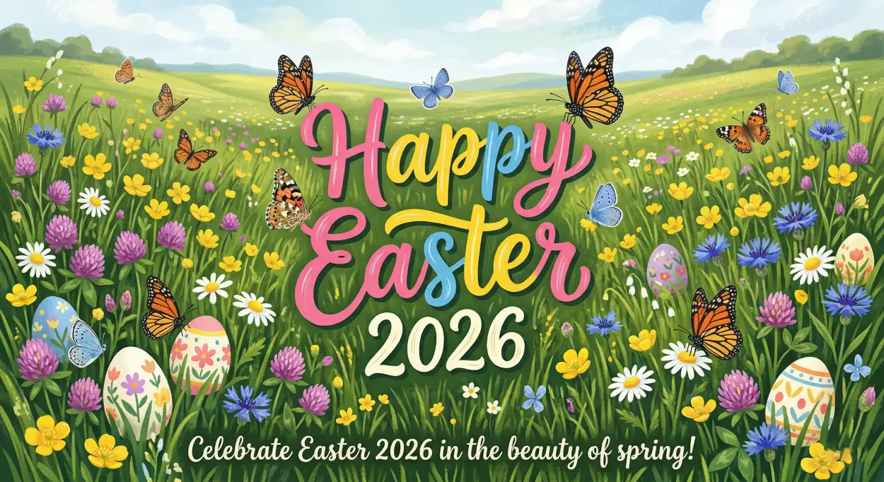 Free Download Easter 2026 Greeting Ideas For Website - High Quality Happy Easter 2026 Image