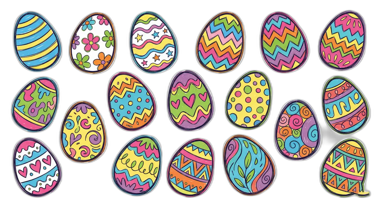 Free Download Easter Eggs Png For Photoshop - High Quality Easter Eggs Png Transparent PNG