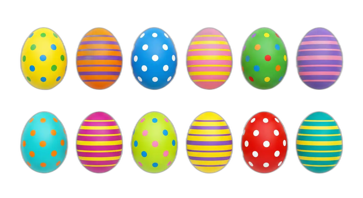 Free Download Easter Eggs Png For Website Design - High Quality Easter Eggs Png Transparent PNG