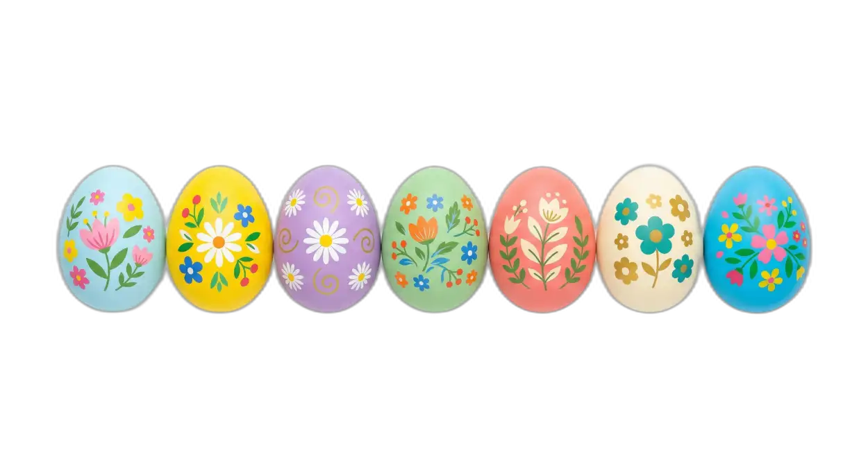 Free Download Easter Eggs Png Freepik Style - High Quality Easter Eggs Png Transparent PNG