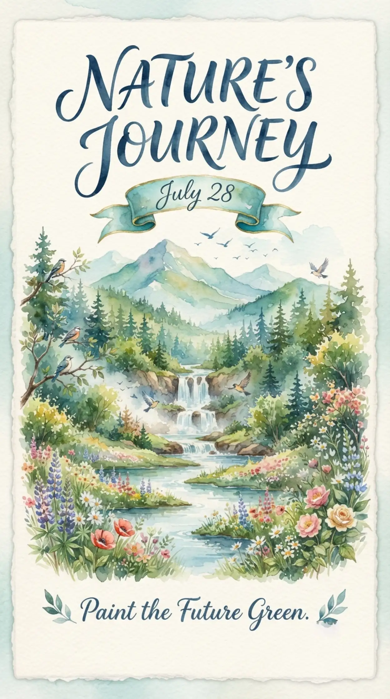 Free Download Eco Friendly Lifestyle Poster - High Quality World Nature Conservation Day 2026 Image