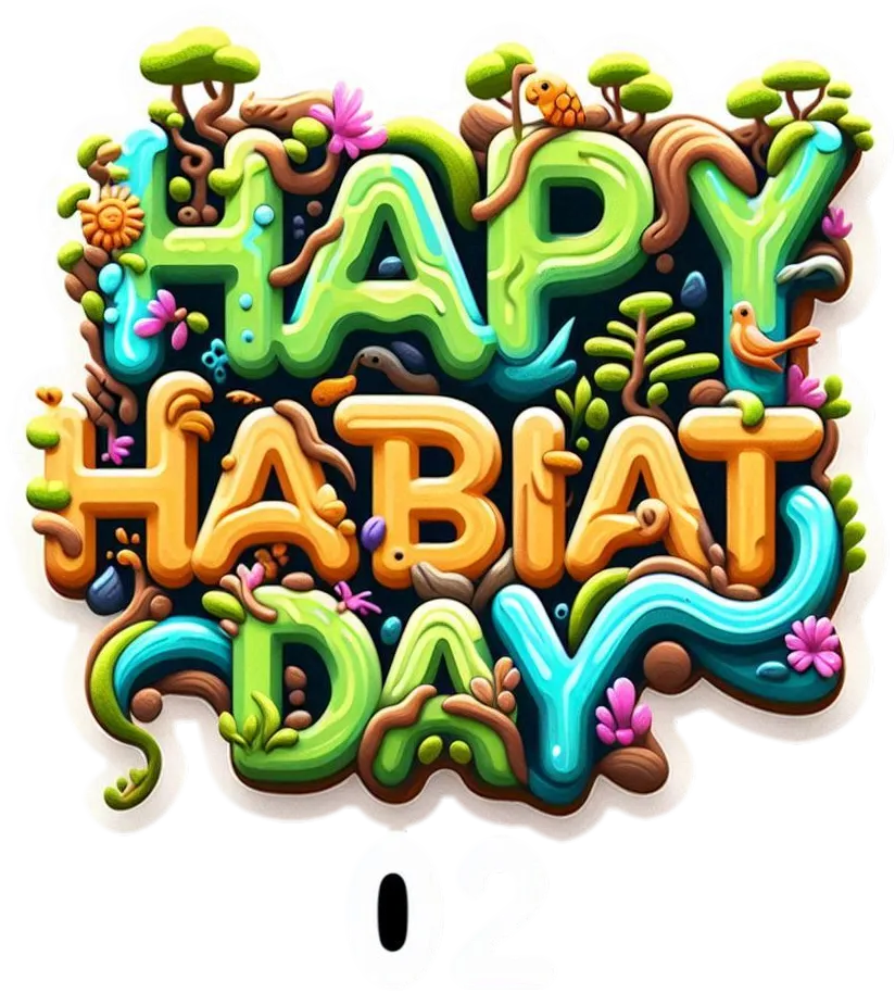Free Download Eco-theme Happy World Habitat Day Png Image Pack For Download - High Quality Happy World Habitat Day PNG Image