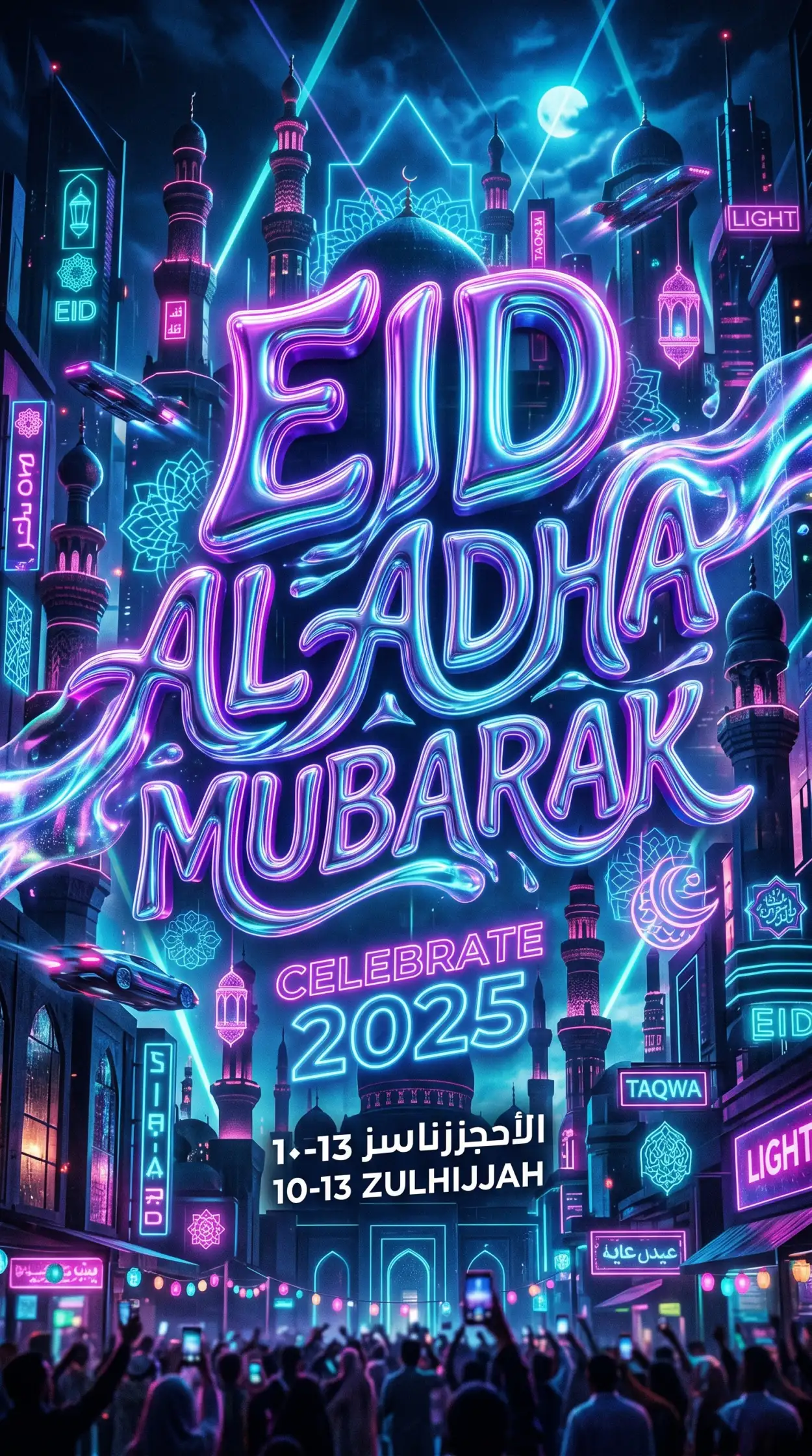 Free Download Eid Al Adha Greeting Card Instagram Story 2026 - High Quality Eid Al Adha Greeting Card 2026 Image