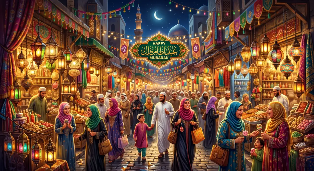 Free Download Eid Al Adha Mubarak 2026 Festival Poster Background - High Quality Eid Al Adha Mubarak 2026 Background Image