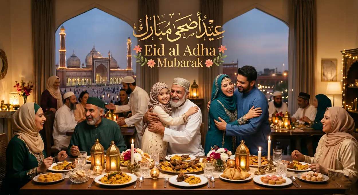 Free Download Eid Al Adha Mubarak 2026 Premium Social Media Templates - High Quality Eid Al Adha Mubarak 2026 Image