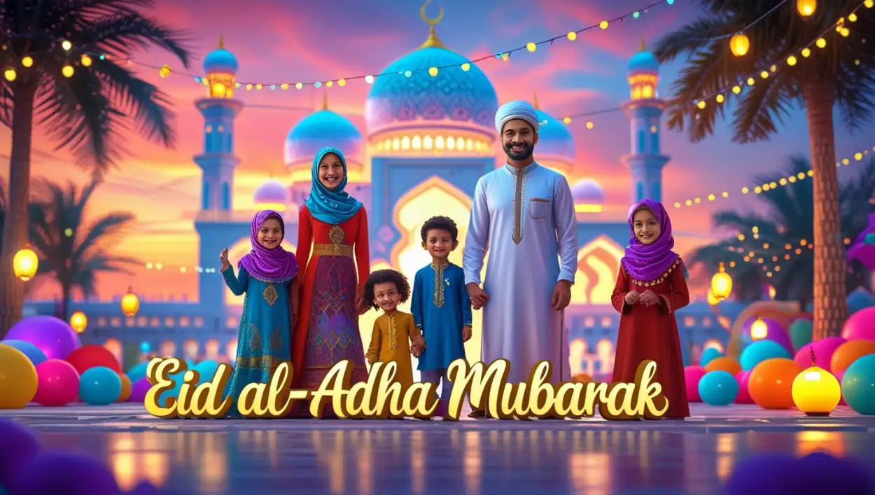Eid Al Adha Mubarak 3d Text Design - Royalty Free Eid Al Adha Mubarak Image | Pngmagic Free Download Eid Al Adha Mubarak 3d Text Design - High Quality Eid Al Adha Mubarak Background