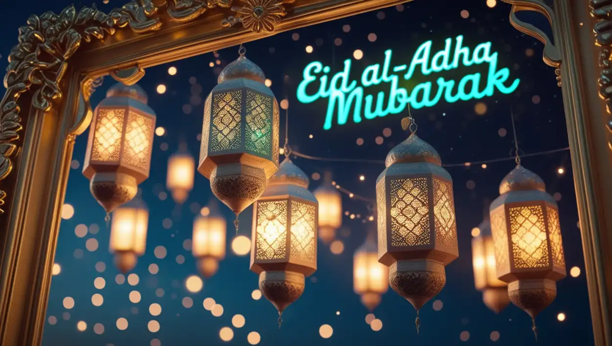 Free Download Eid Al Adha Mubarak Arabic Calligraphy - High Quality Eid Al Adha Mubarak Background