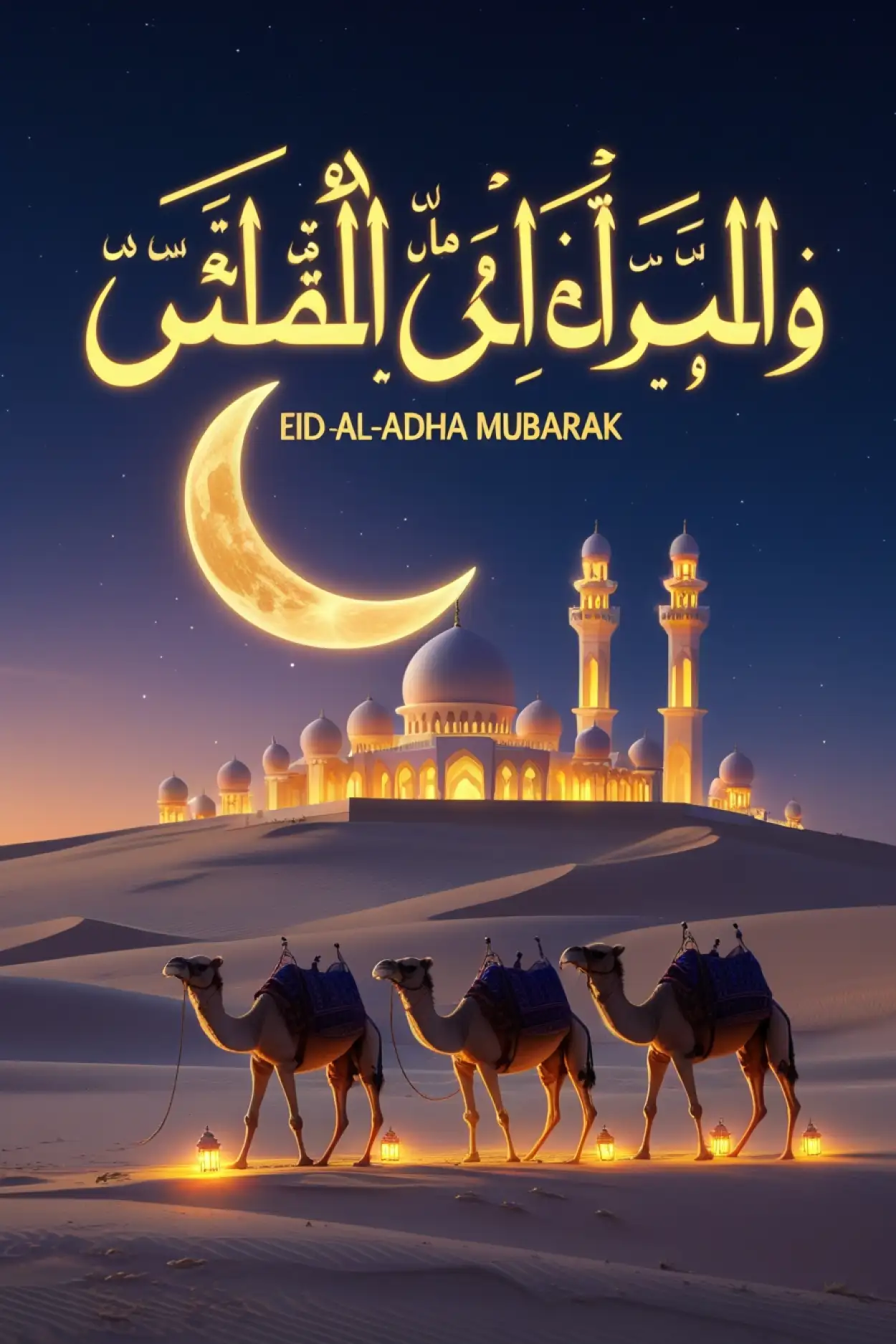Free Download Eid Al Adha Mubarak Quotes For Loved Ones - High Quality Eid Al Adha Mubarak Background