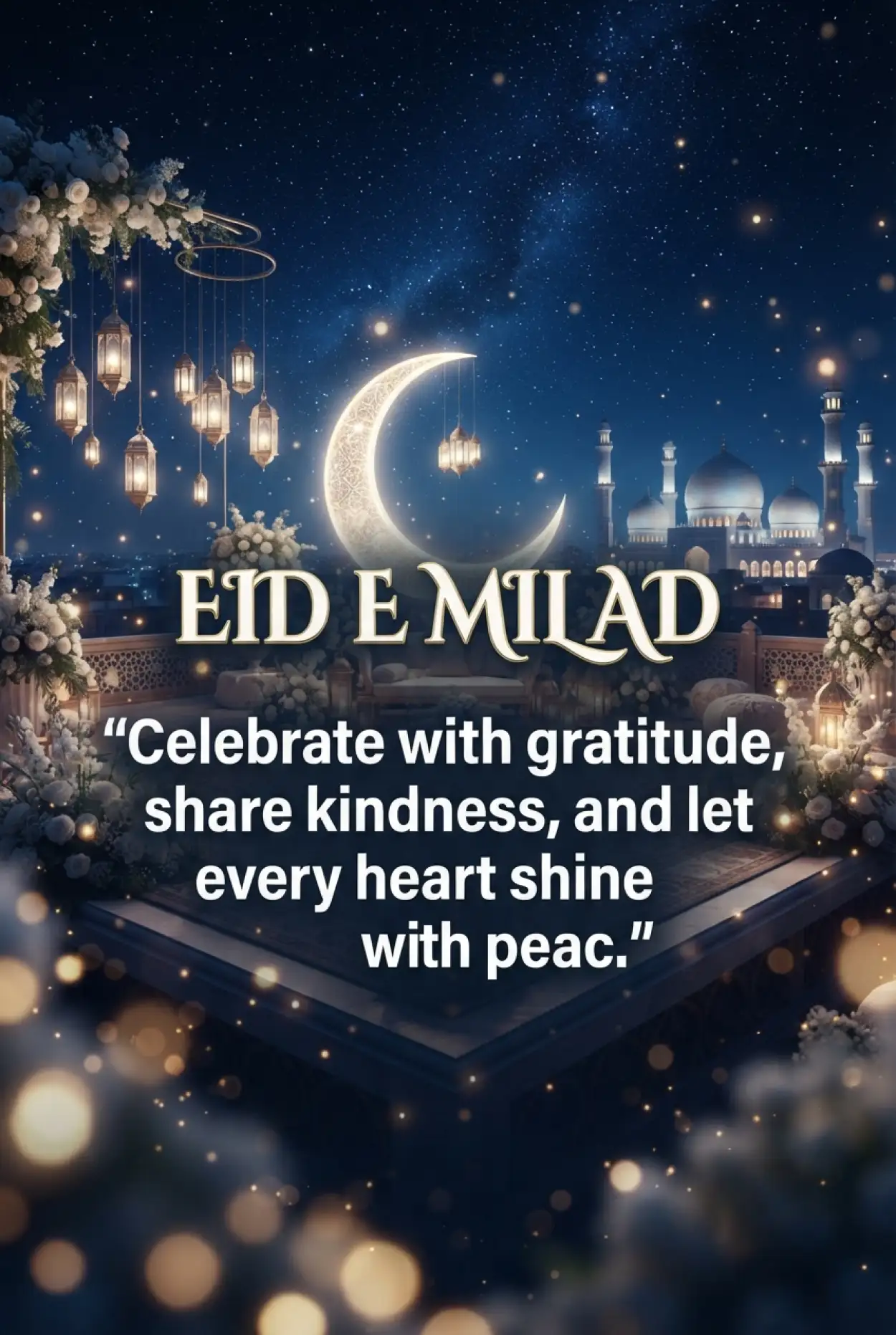 Free Download Eid E Milad 2026 Facebook Status - High Quality Eid E Milad 2026 Image