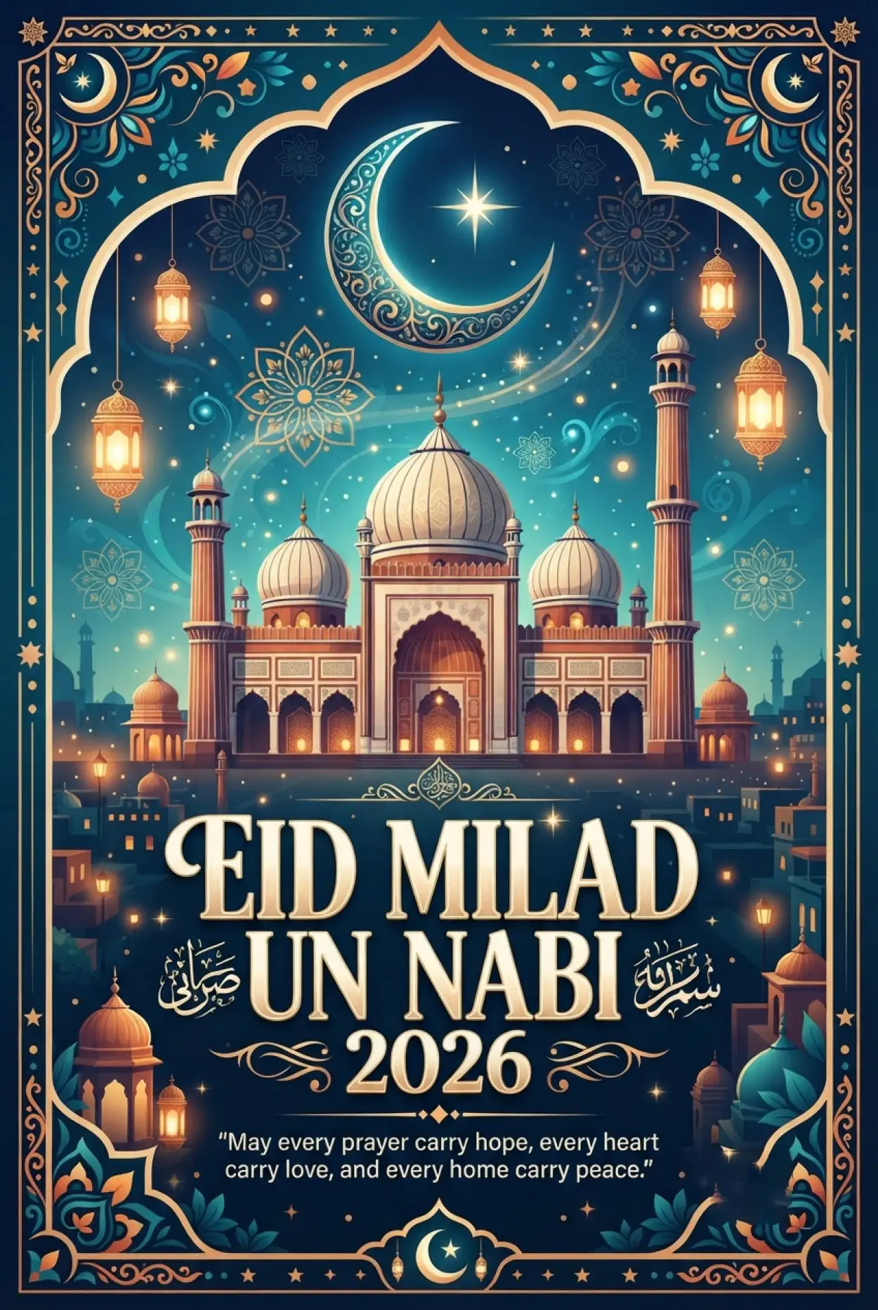 Free Download Eid Milad Un Nabi 2026 Juloos - High Quality Eid E Milad 2026 Image