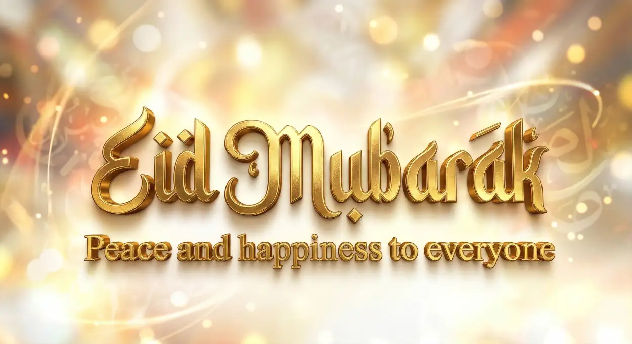 Free Download Eid Mubarak 2026 Inspirational Quotes In English - High Quality Eid Mubarak 2026 Image