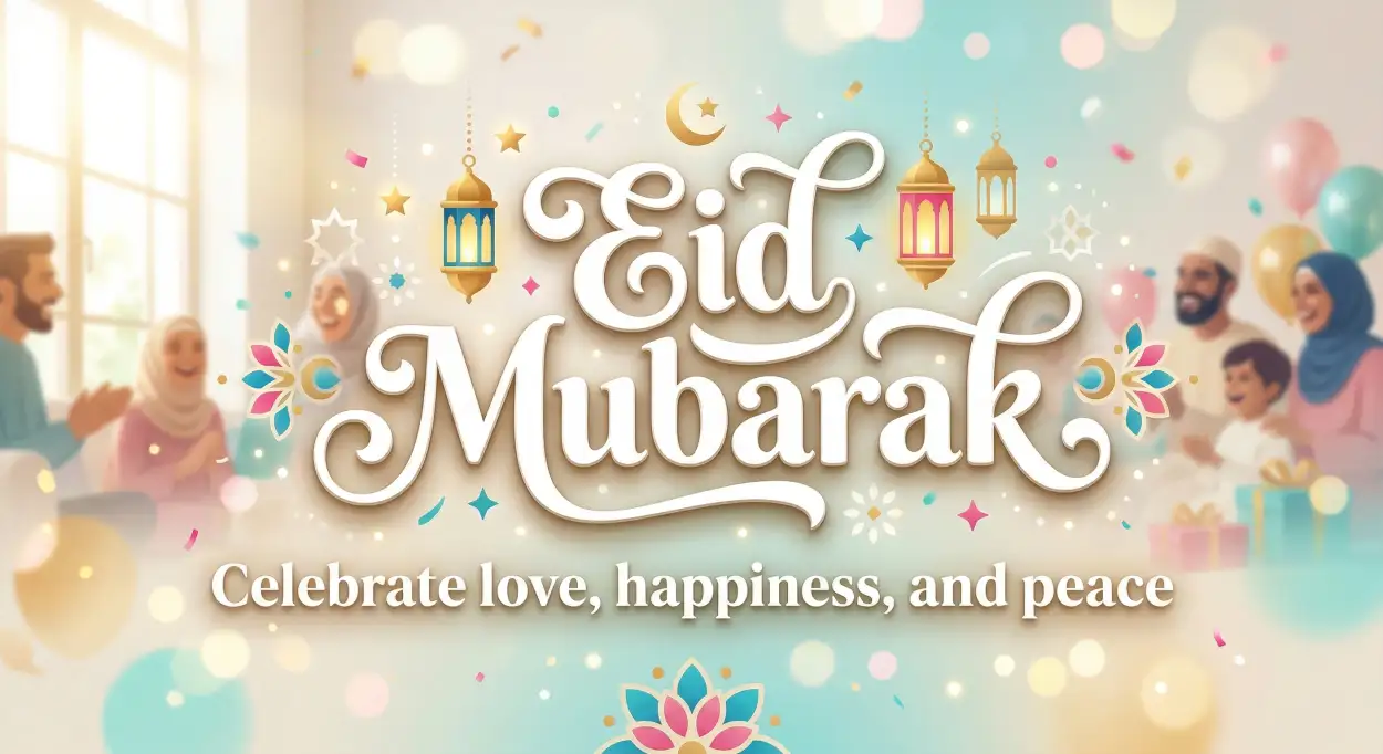 Free Download Eid Mubarak 2026 Wishes For Employees - High Quality Eid Mubarak 2026 Image