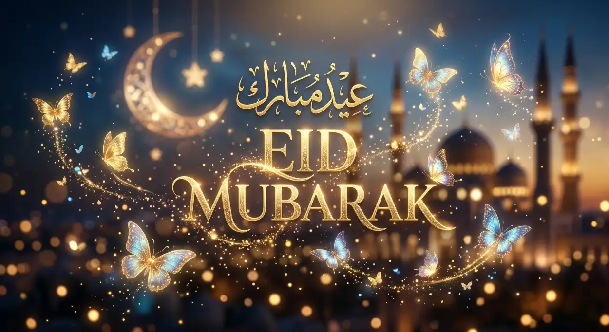 Free Download Eid Mubarak Blessings Quotes - High Quality Eid Mubarak Image