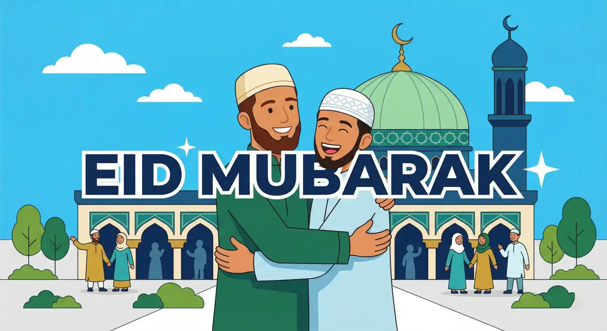 Free Download Eid Mubarak Dua Messages - High Quality Eid Mubarak Image