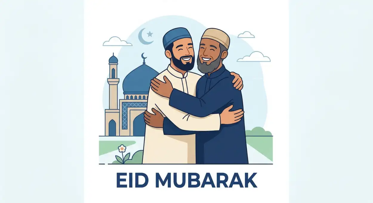Free Download Eid Mubarak Facebook Post Caption - High Quality Eid Mubarak Image