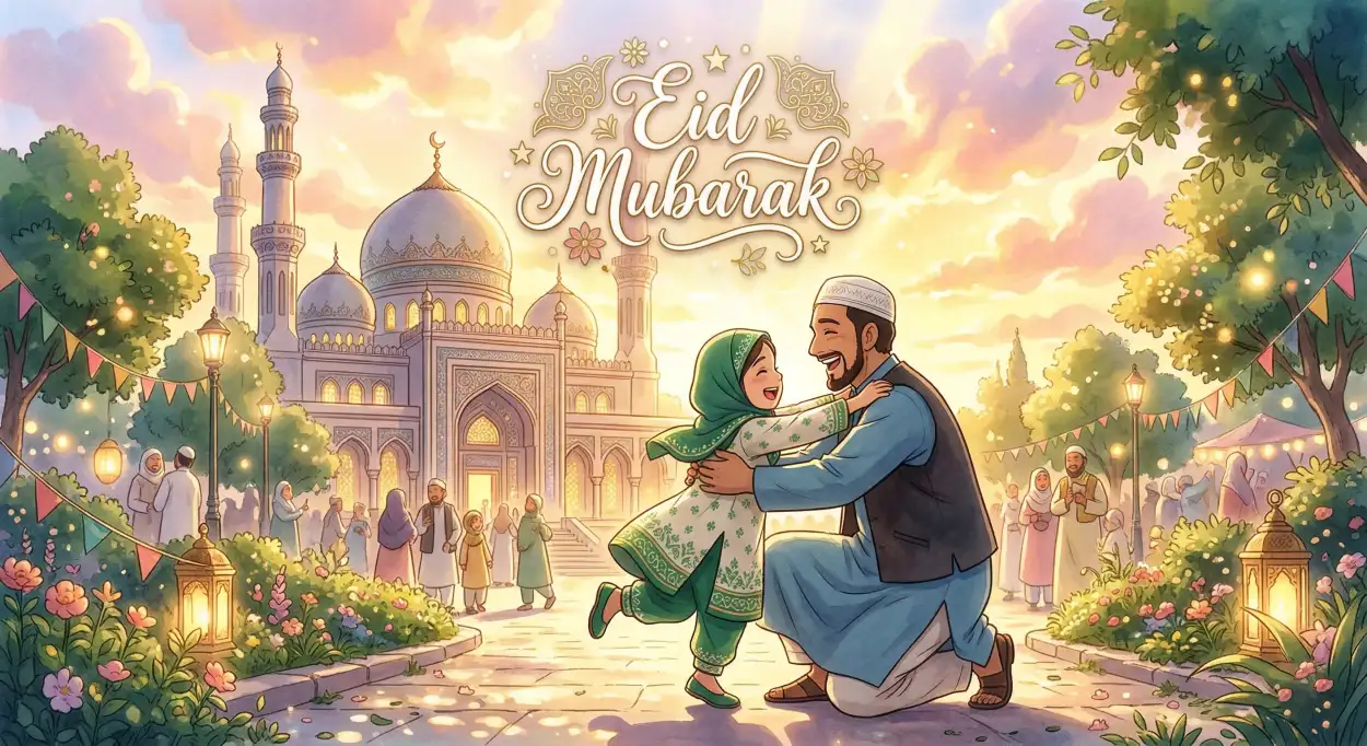 Free Download Eid Mubarak Instagram Post Template - High Quality Eid Mubarak Image