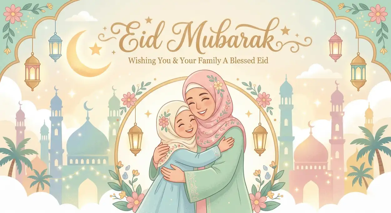 Free Download Eid Mubarak Love Quotes - High Quality Eid Mubarak Image