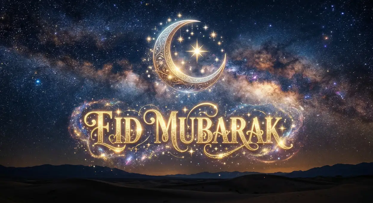 Free Download Eid Mubarak Moon Png Transparent - High Quality Eid Mubarak Transparent PNG