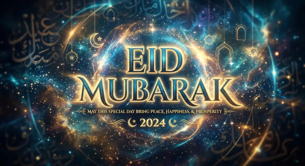 Free Download Eid Mubarak Poster Design 2026 - High Quality Eid Mubarak Image