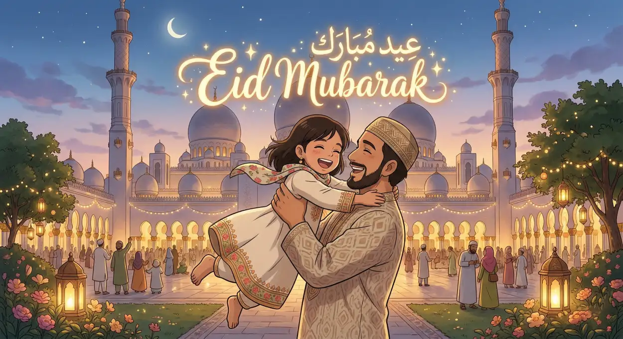 Free Download Eid Mubarak Sad Shayari - High Quality Eid Mubarak Image