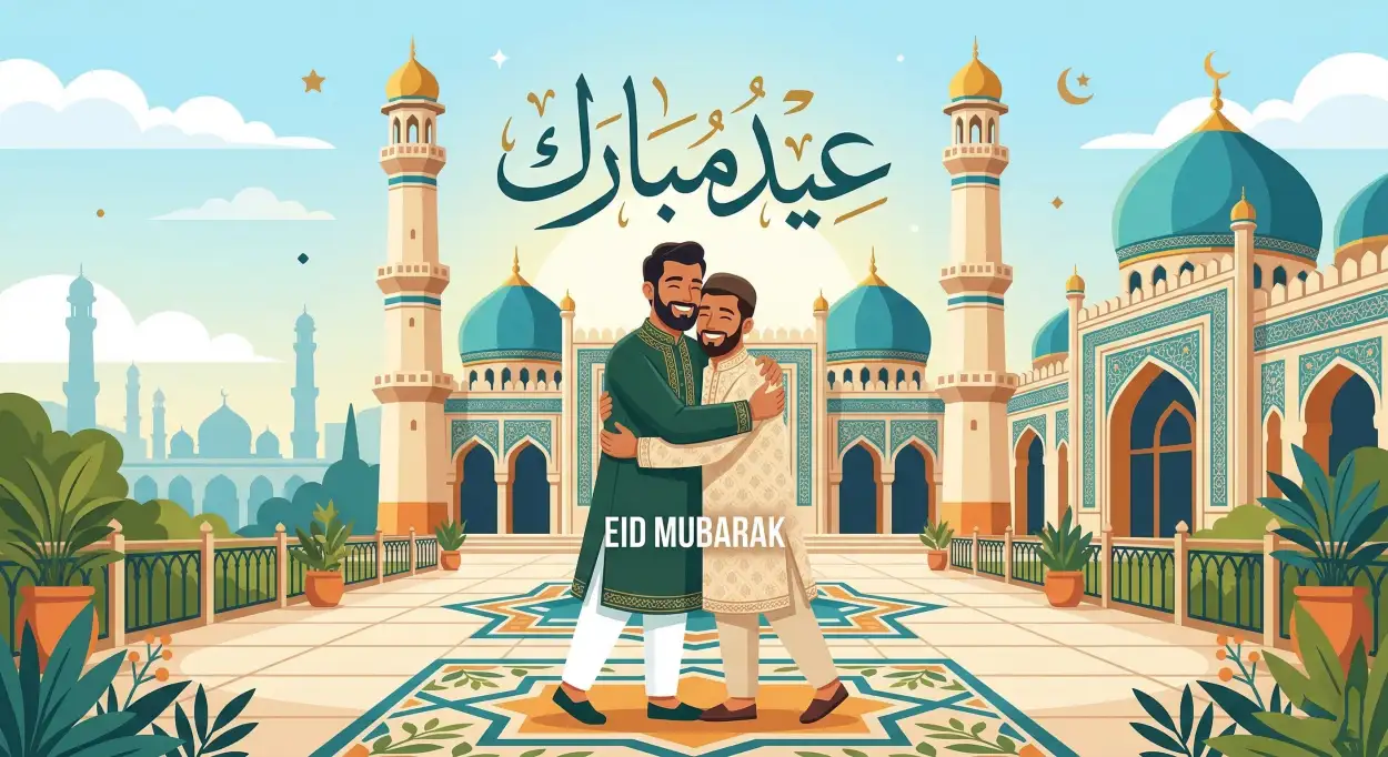 Free Download Eid Mubarak Shayari Hindi English Mix - High Quality Eid Mubarak Image