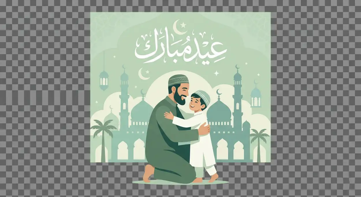 Free Download Eid Mubarak Vector Design Free - High Quality Eid Mubarak Image