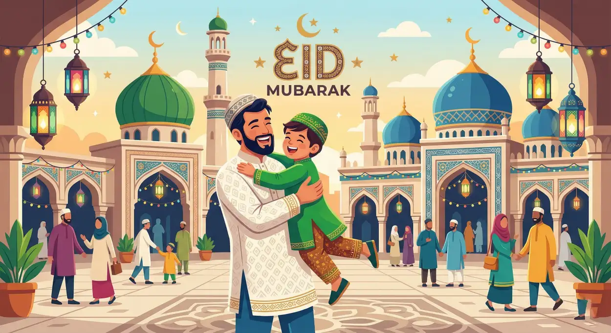 Free Download Eid Mubarak Vector Free Download - High Quality Eid Mubarak Image