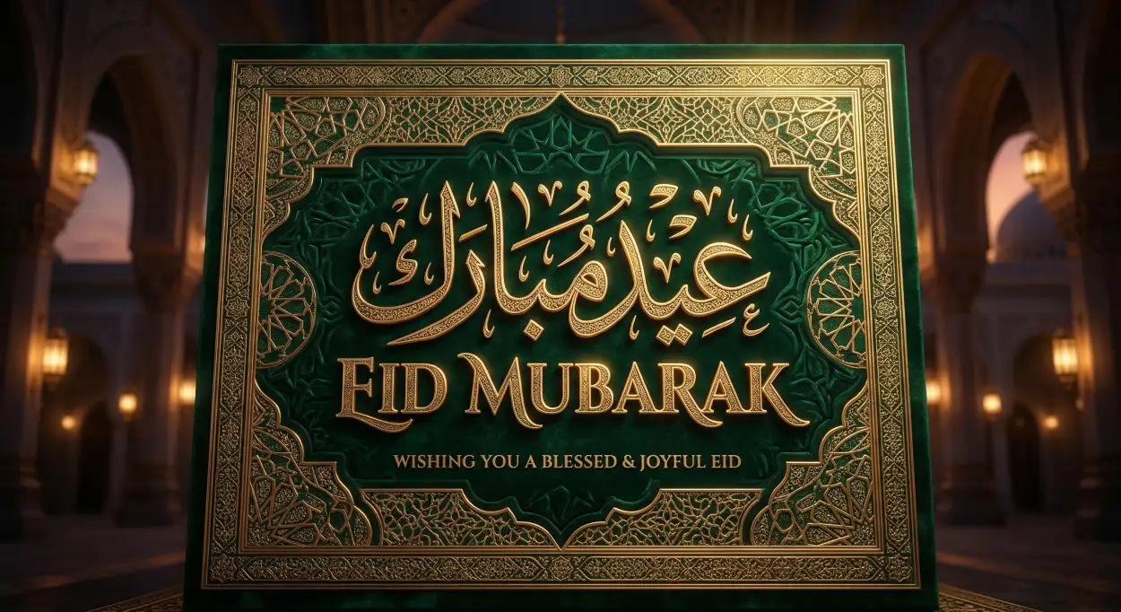 Free Download Eid Mubarak Video Template - High Quality Eid Mubarak Image