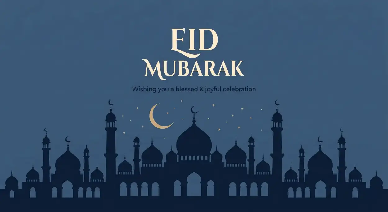 Free Download Eid Mubarak Wishes In Hindi - High Quality Eid Mubarak Image