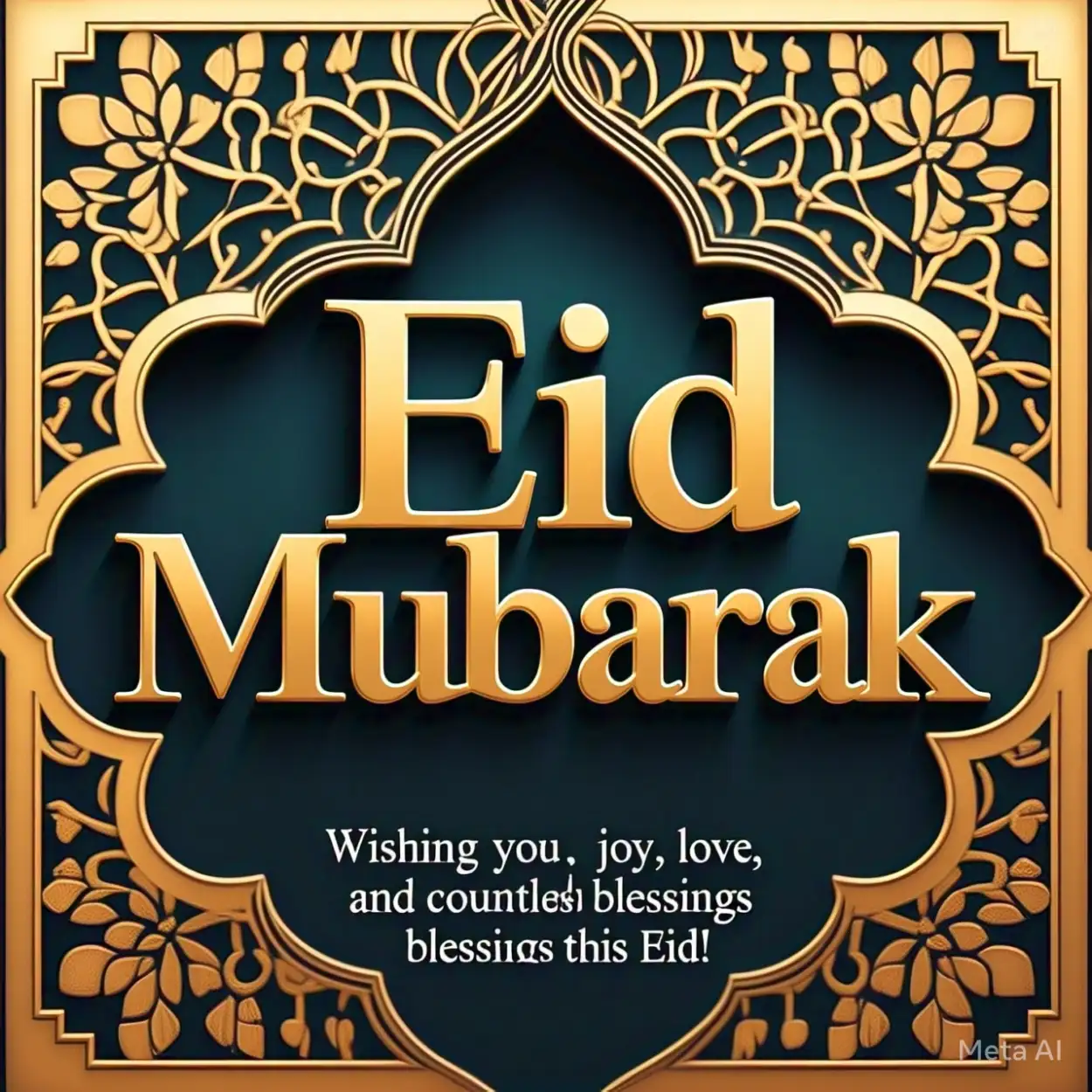 Free Download Eid Mubarak Wishes For Greeting Cards - High Quality Eid Mubarak Wishes Background
