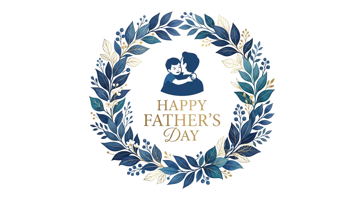 Free Download Elegant Fathers Day Png Frame - High Quality Fathers Day Png Transparent PNG