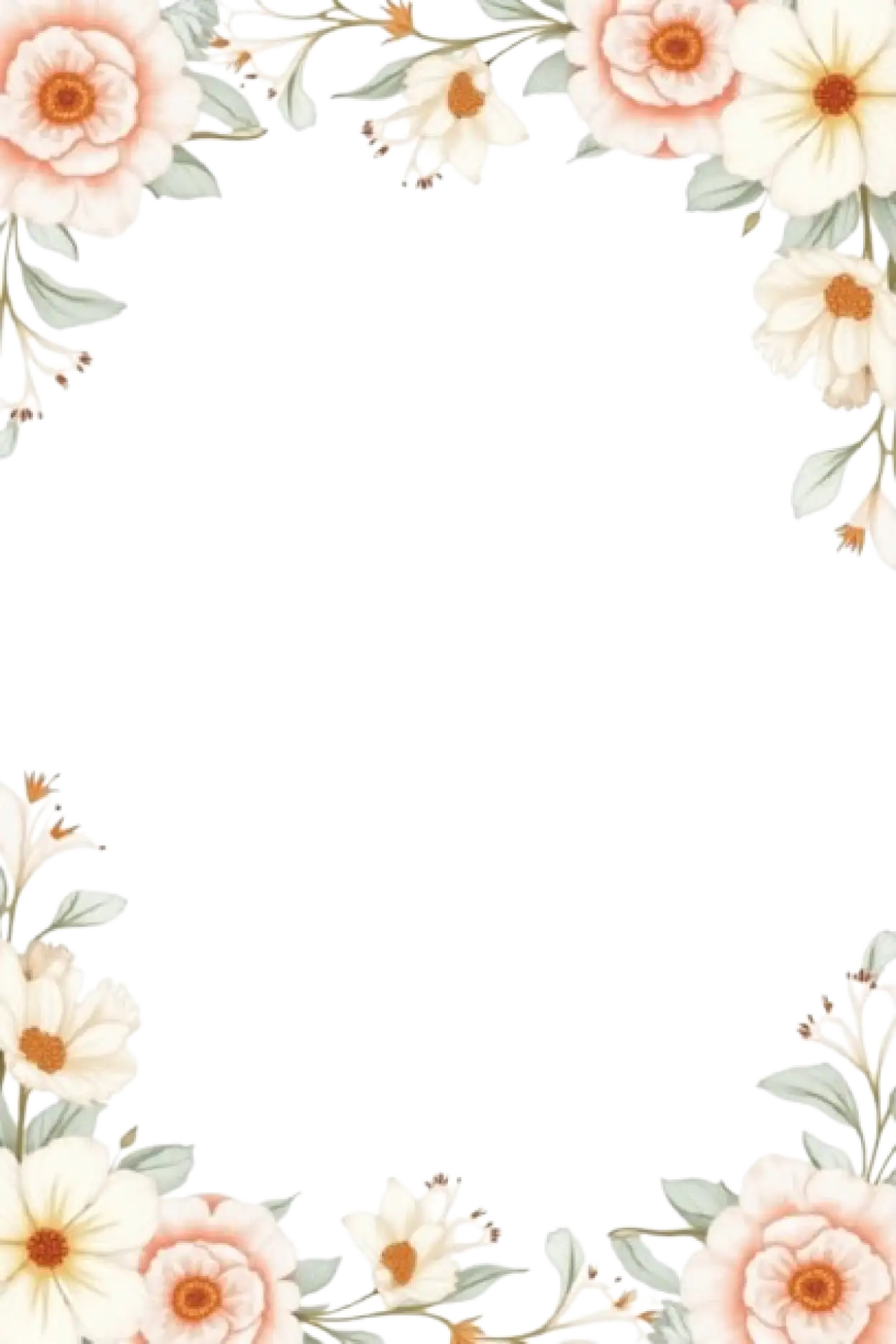 Elegant Flower Png Border For Formal Use - Royalty Free Flower Border Image | Pngmagic Free Download Elegant Flower Png Border For Formal Use - High Quality Flower Border PNG Image