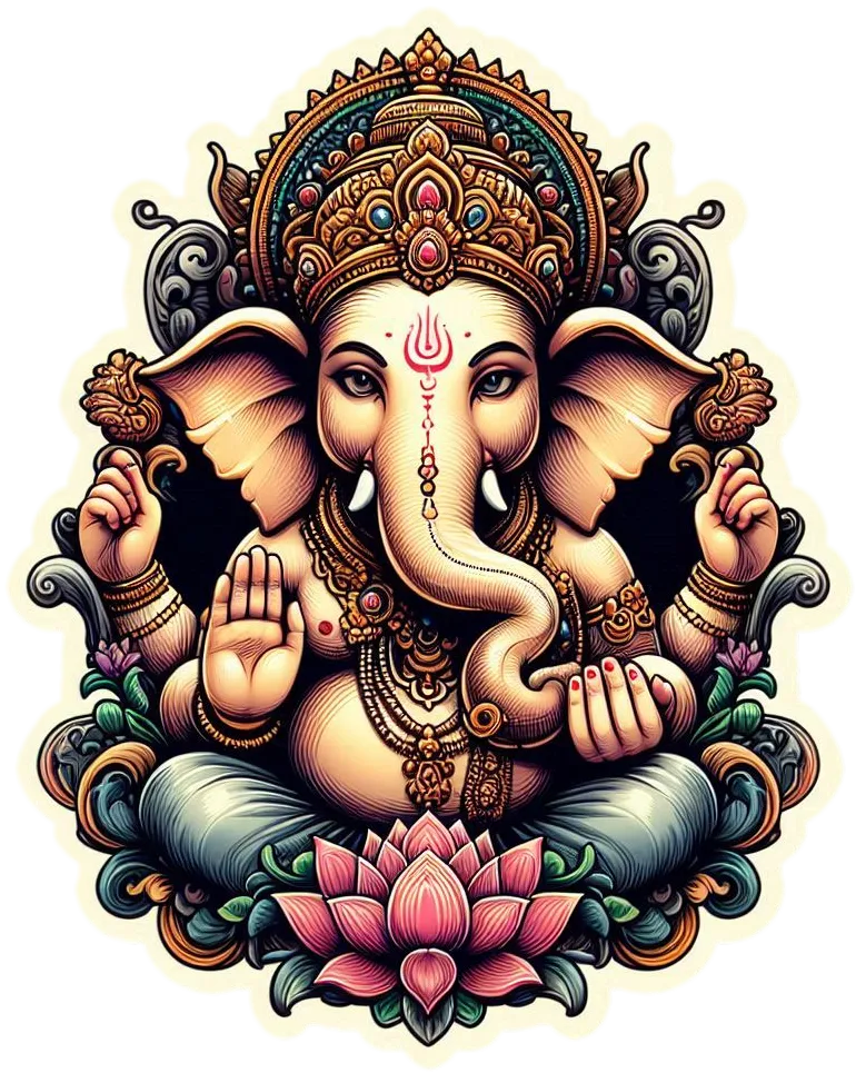 Elegant Ganesha Png For Ganesh Chaturthi Greeting Cards - Royalty Free Ganesha Png Image | Pngmagic Free Download Elegant Ganesha Png For Ganesh Chaturthi Greeting Cards - High Quality Ganesha Png PNG Image