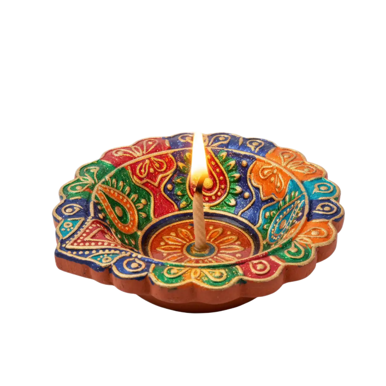 Elegant Single Diya Png For Pooja And Festival Art - Royalty Free Diya Png Image | Pngmagic Free Download Elegant Single Diya Png For Pooja And Festival Art - High Quality Diya Png PNG Image