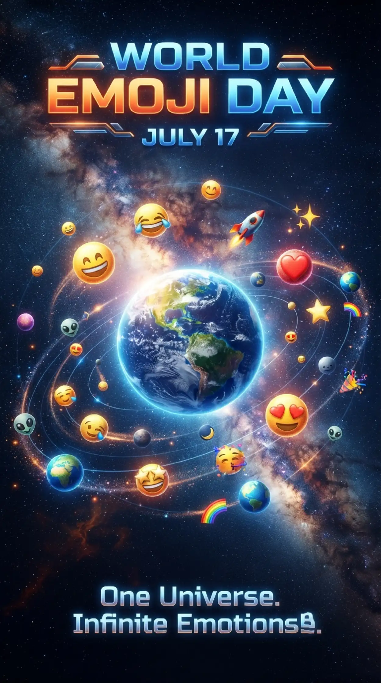 Free Download Emoji Culture Around The World - High Quality World Emoji Day 2026 Image
