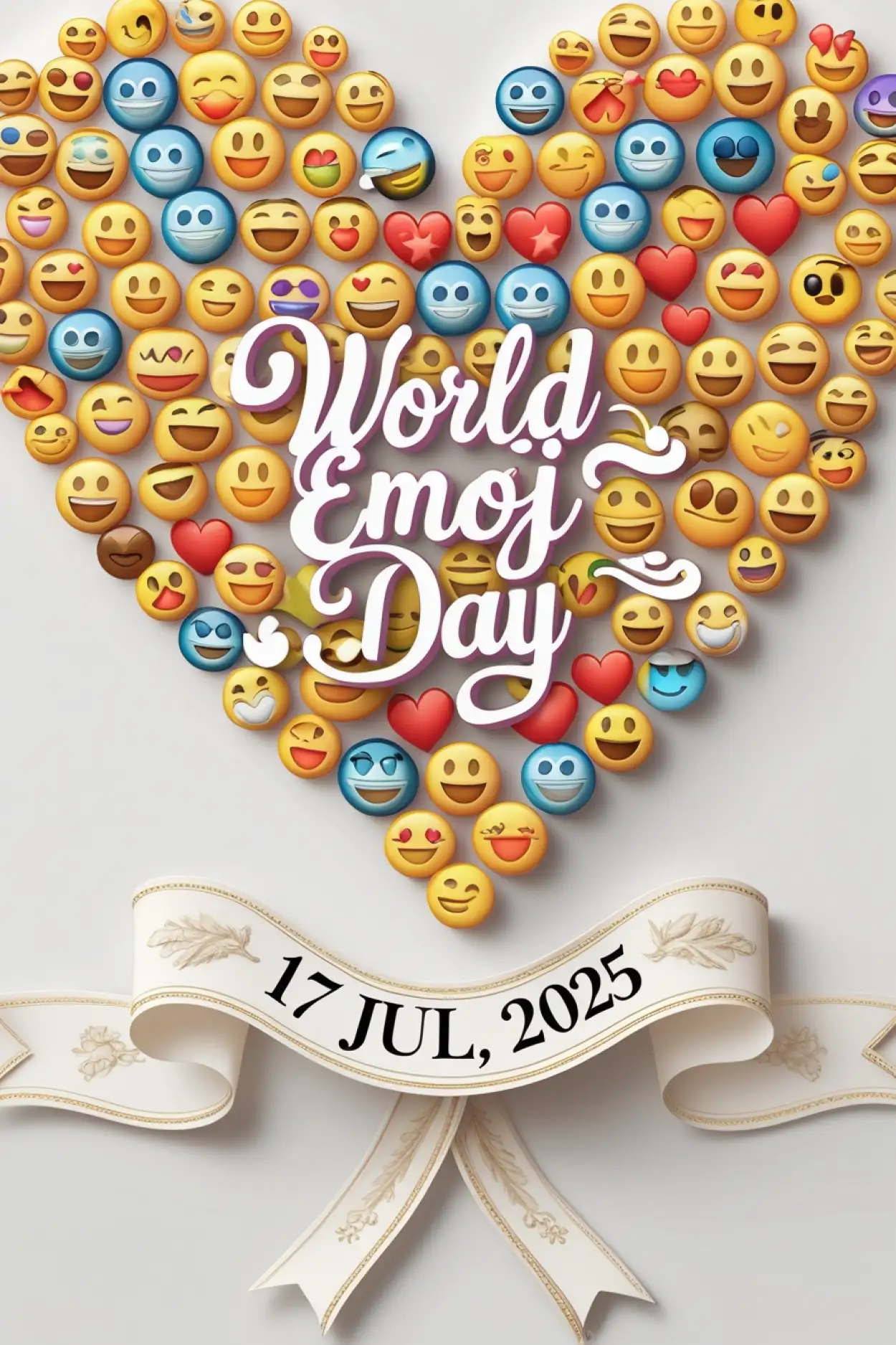 Emoji Day Funny Greeting Card Template - Royalty Free World Emoji Day Image | Pngmagic Free Download Emoji Day Funny Greeting Card Template - High Quality World Emoji Day Background