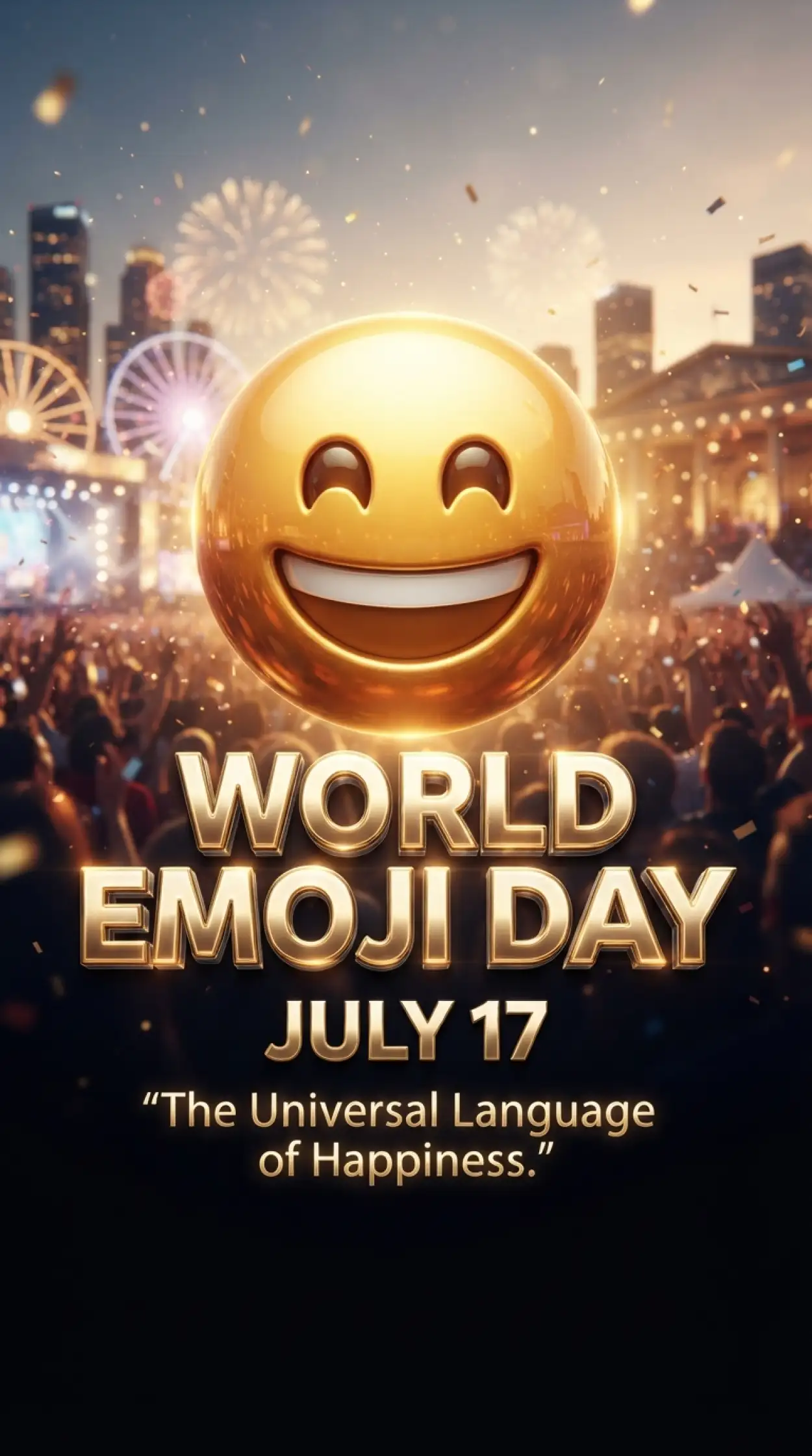 Free Download Emoji Day Marketing Design Poster - High Quality World Emoji Day Poster 2026 Image