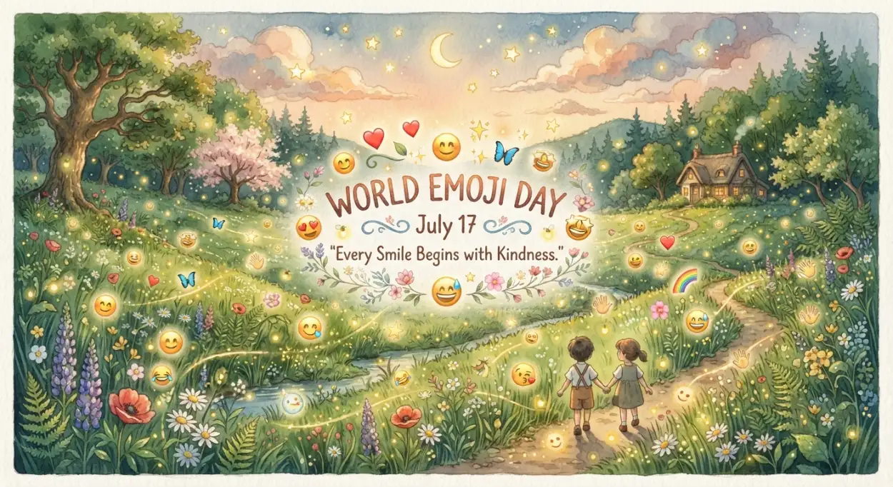 Free Download Emoji Day Promotional Banner Poster - High Quality World Emoji Day Poster 2026 Image