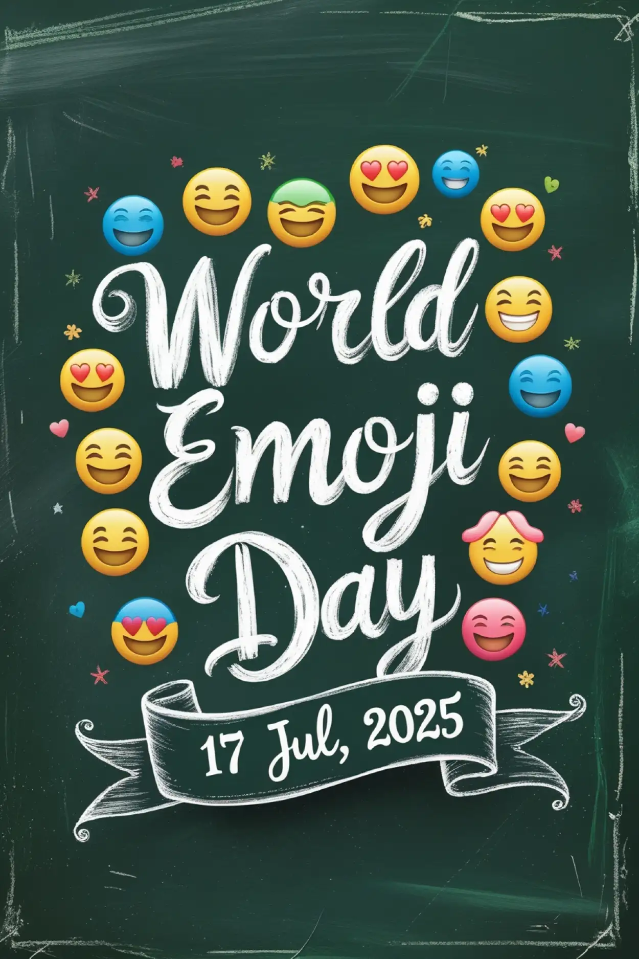 Free Download Emoji Day Social Media Campaign Ideas - High Quality World Emoji Day Background
