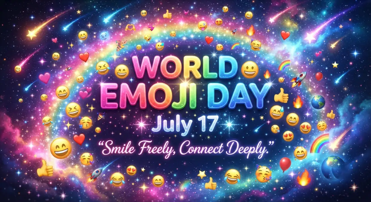 Free Download Emoji Festival Graphic Design - High Quality World Emoji Day Poster 2026 Image