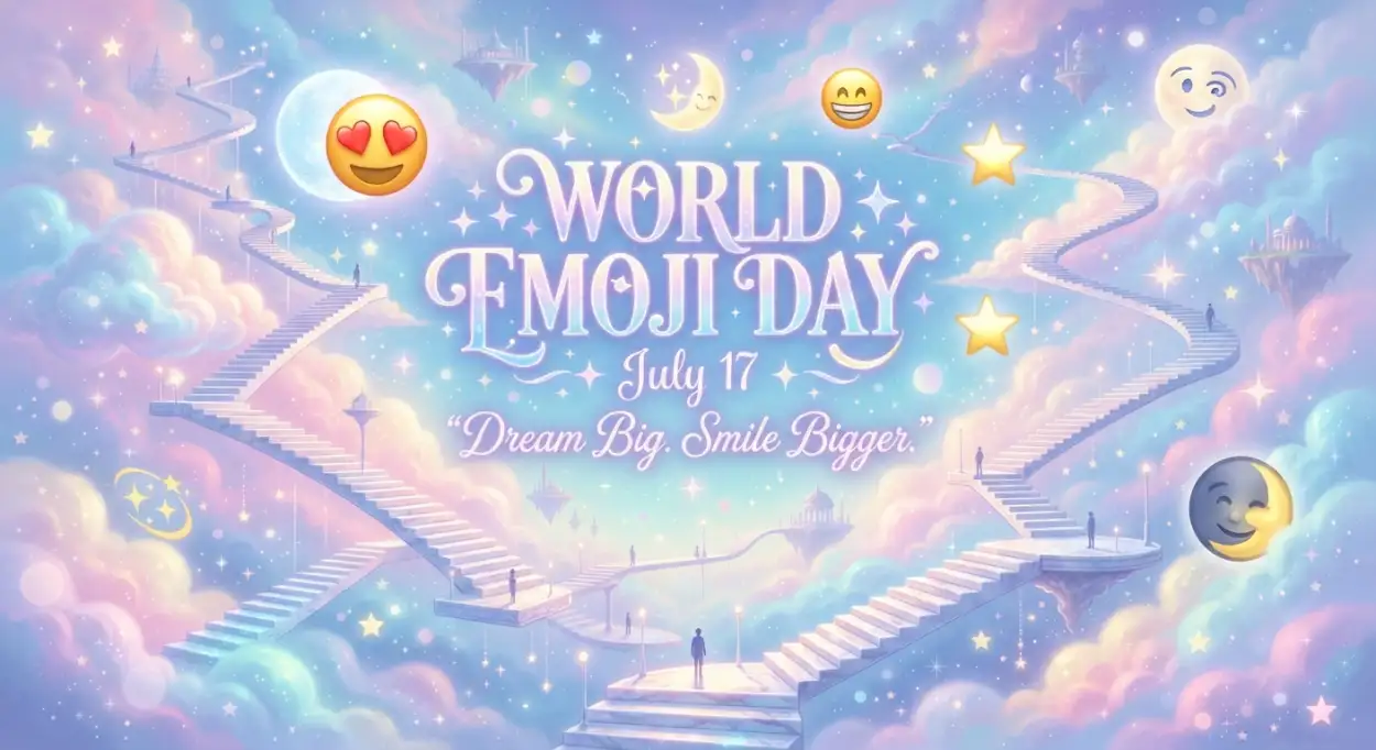 Free Download Emoji Festival Poster Design - High Quality World Emoji Day Poster 2026 Image